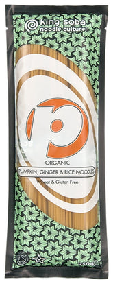 Glutenfreie Nudeln (Reis, Vollkornnudeln mit Kürbis und Ingwer) BIO 250 g - KING SOBA - Biolaboratorium